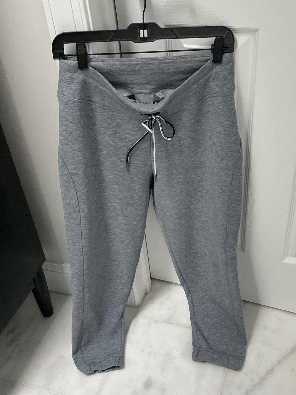 Athleta Heather Gray Drawstring Joggers